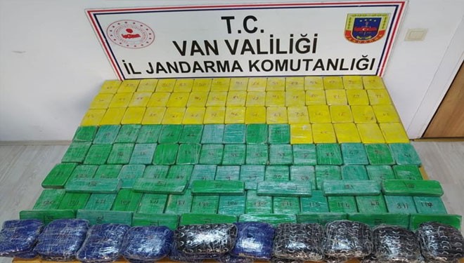 Van’da 80 kilogram eroin ele geçirildi