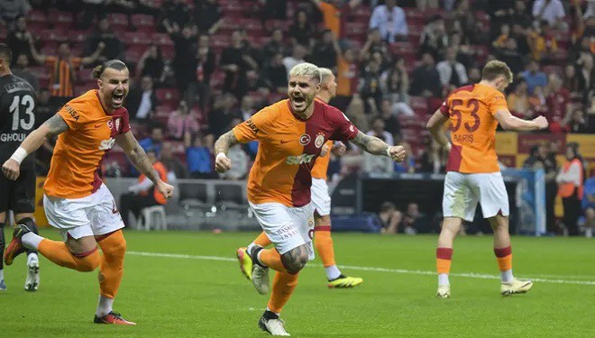 Lider Galatasaray üst üste 12. galibiyetini aldı