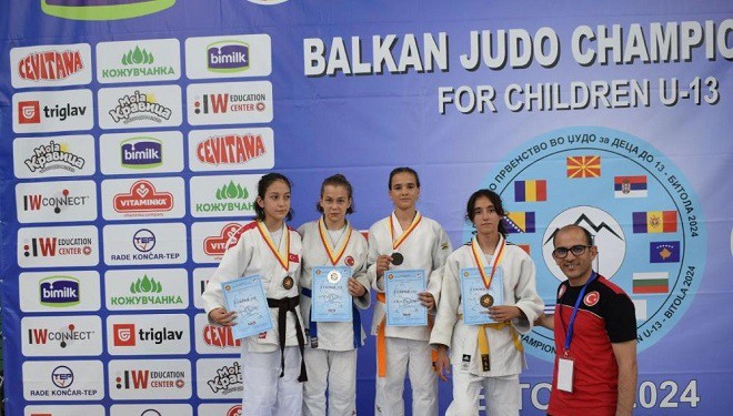 Vanlı judocular Makedonya’dan şampiyonlukla döndüler