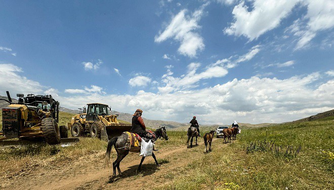 VBB, Tirşîn Yayla Yolu’nda çalışma yaptı