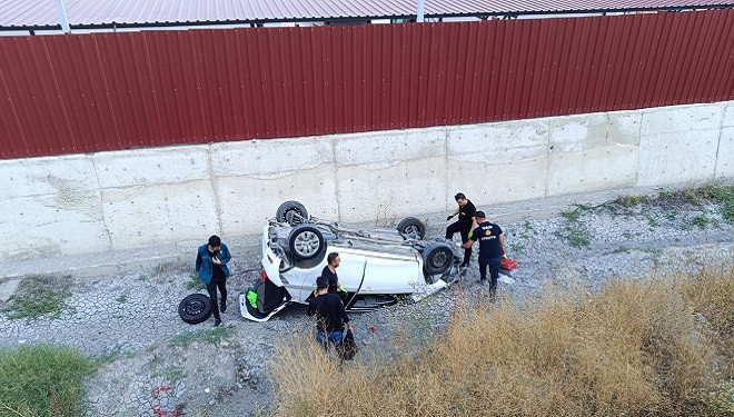 Van'da trafik kazası: 1 yaralı!