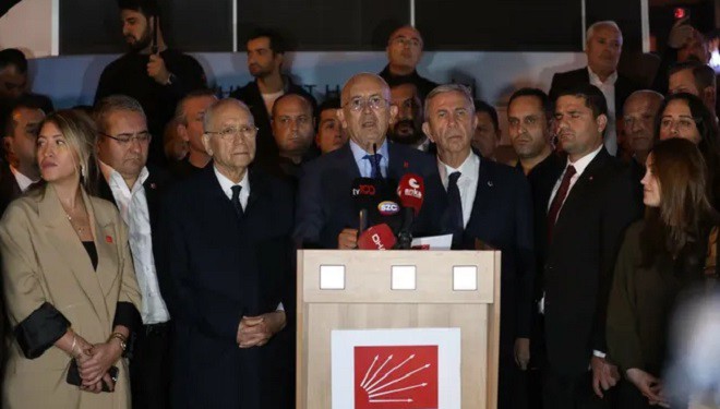 CHP'den Mansur Yavaş'ın da katıldığı eylemde kayyum tepkisi