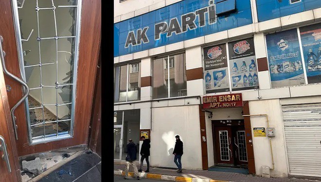 AK Parti İl Binası'na satırlı saldırı!