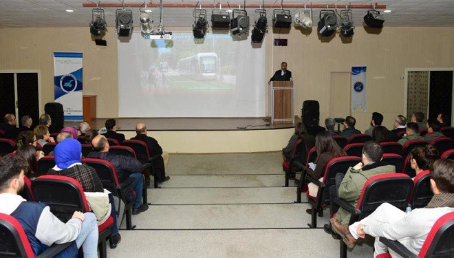 Van YYÜ’de raylı sistem semineri