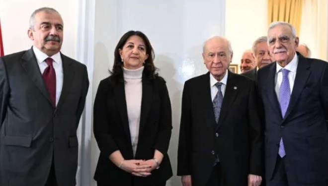 DEM Parti heyeti, MHP Genel Başkanı Bahçeli ile görüştü