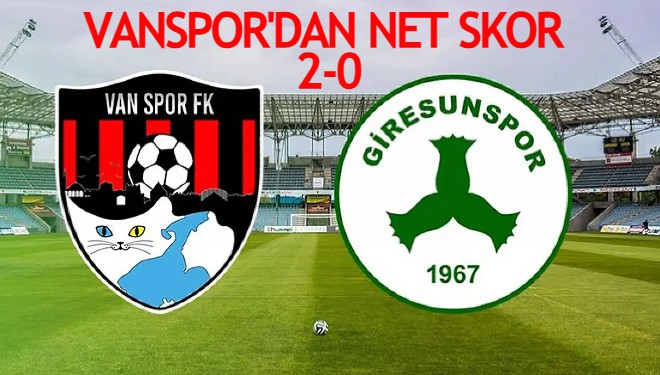 Vanspor FK 2 - 0 Giresunspor (TFF 2.Lig)