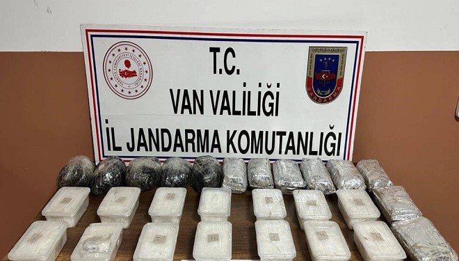 Van'da 243 kilogram 624 gram uyuşturucu ele geçirildi