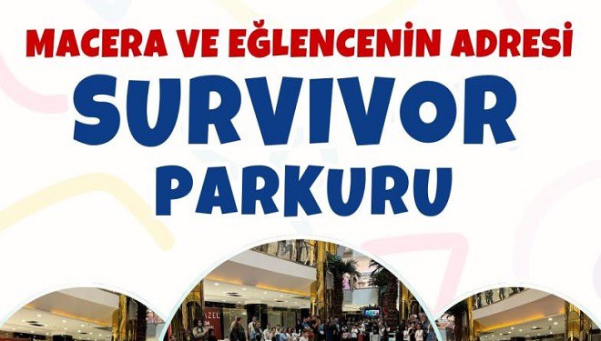 Van Mall AVM'den çocuklara survivor parkuru