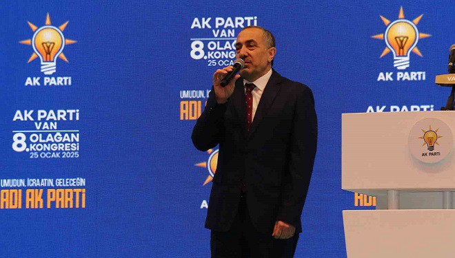 AK Parti Van İl Başkanı Arvas'tan büyük olağan kongreye davet