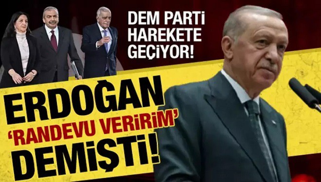 DEM Parti'den 'Erdoğan' ile görüşme açıklaması