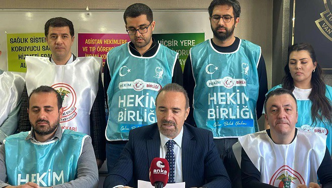 Van-Hakkari Tabip Odası: "Başka bir sağlık sistemi ve hekimlik ortamı mümkün"